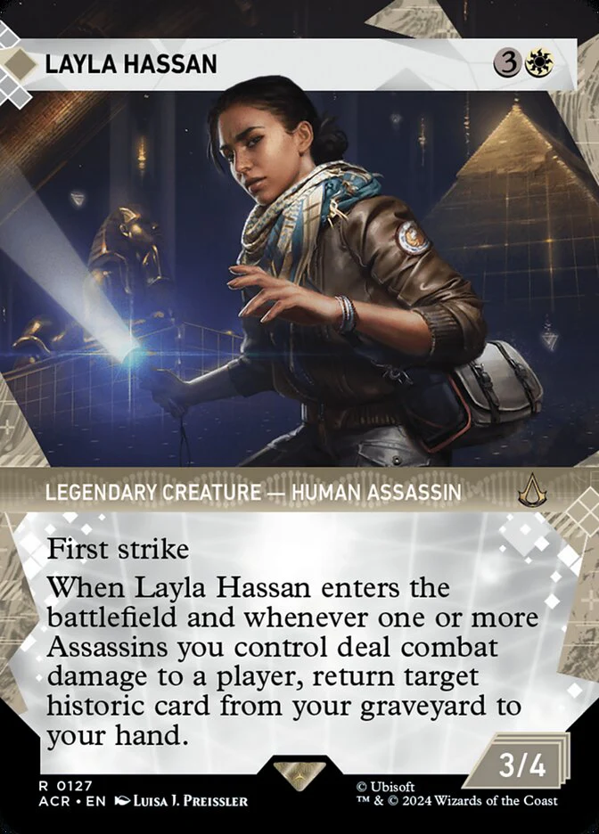 Layla Hassan 127/110 (Universes Beyond: Assassin's Creed)  - Showcase Foil