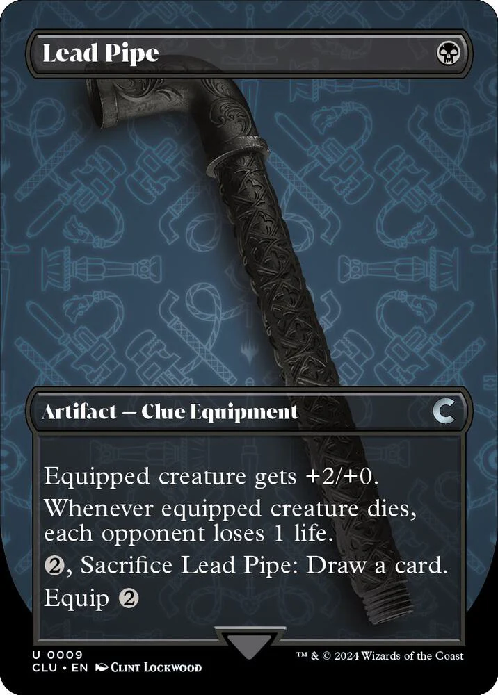 Lead Pipe 9/284 (Ravnica: Clue Edition)  - Borderless