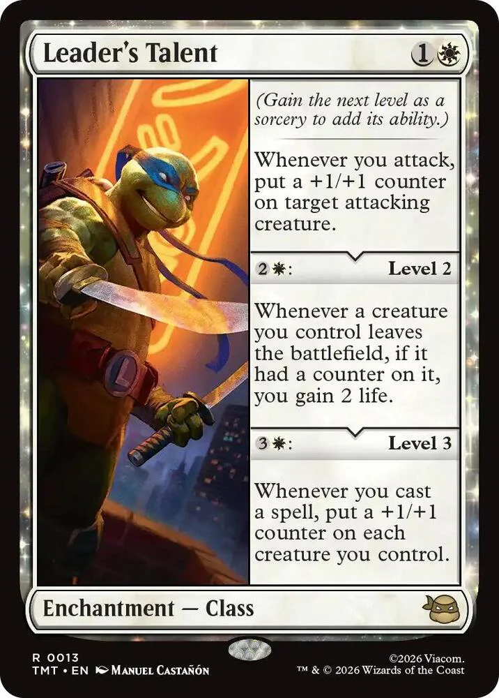 Leader's Talent 13 (Teenage Mutant Ninja Turtles)  - Foil