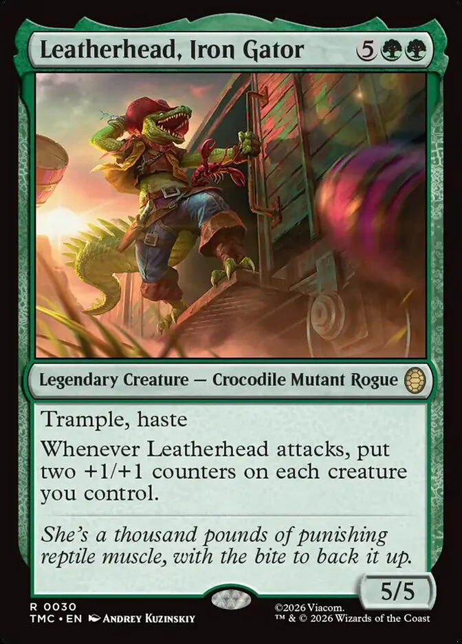 Leatherhead, Iron Gator 30 (Commander: Teenage Mutant Ninja Turtles)