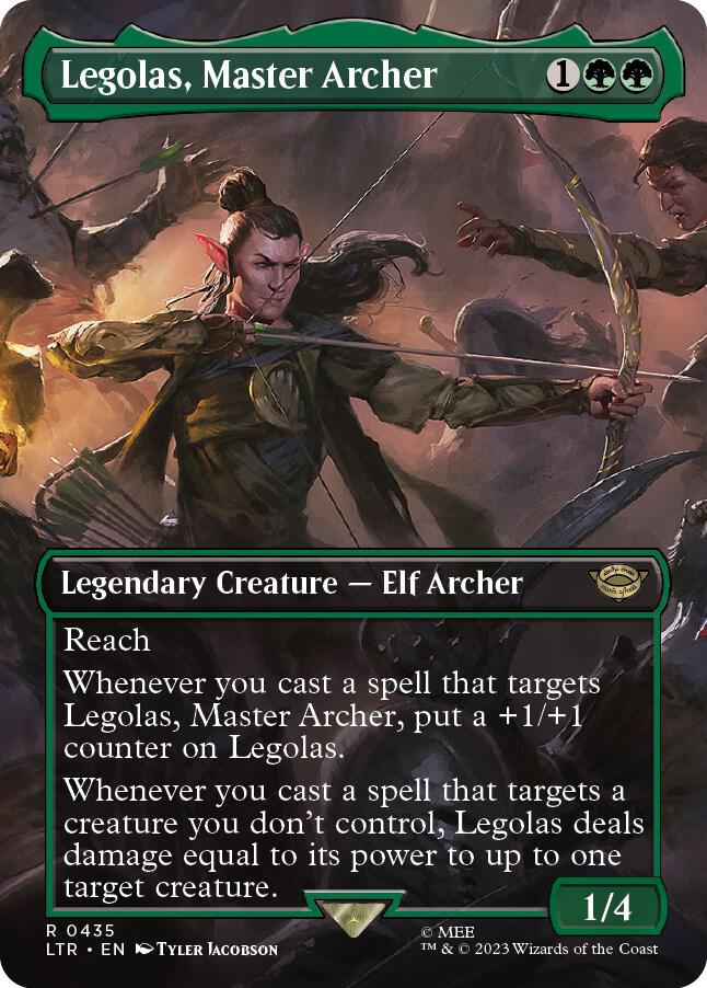 Legolas, Master Archer 435 (Universes Beyond: The Lord of the Rings: Tales of Middle-earth)  - Borderless Foil