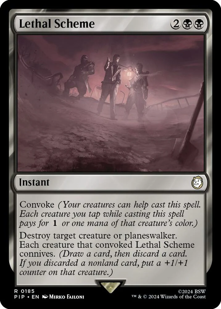 Lethal Scheme 185/326 (Universes Beyond: Fallout)