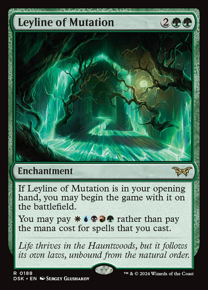 Leyline of Mutation 188/286 (Duskmourn: House of Horror) - Foil