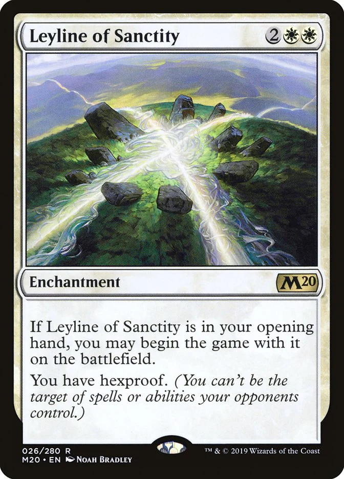 Leyline of Sanctity 26/280 (Core Set 2020) - Foil