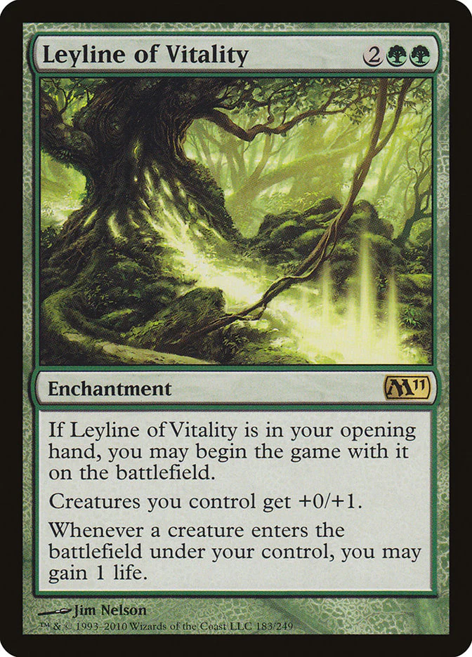 Leyline of Vitality 183/249 (Magic 2011 (M11))