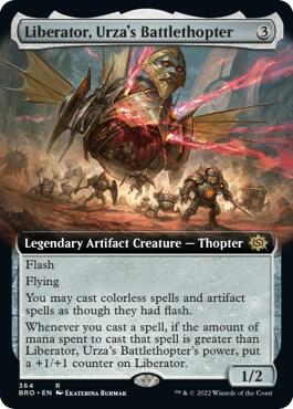 Liberator Urzas Battlethopter Extended Art 364/287 (The Brothers' War)