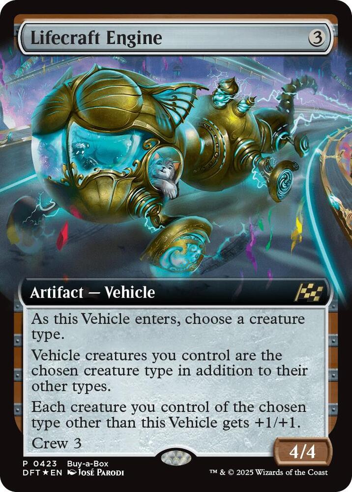 Lifecraft Engine Extended Art 423/291 (Buy-A-Box Promos)  - Foil