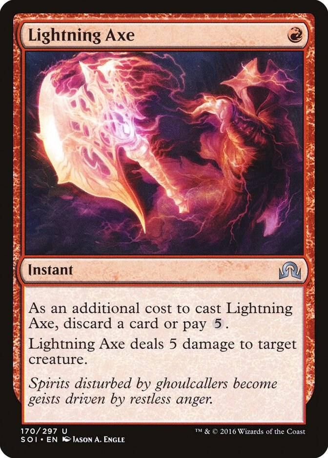 Lightning Axe 170/297 (Shadows over Innistrad)