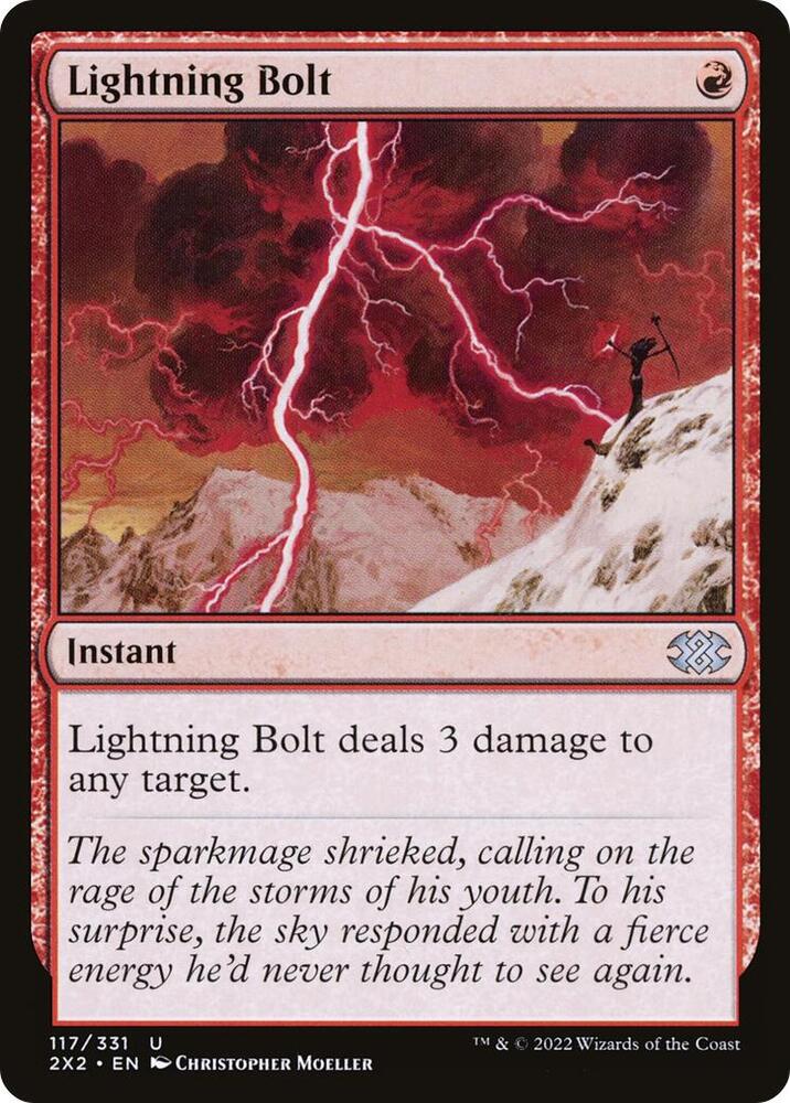 Lightning Bolt 117/331 (Double Masters 2022)  - Foil