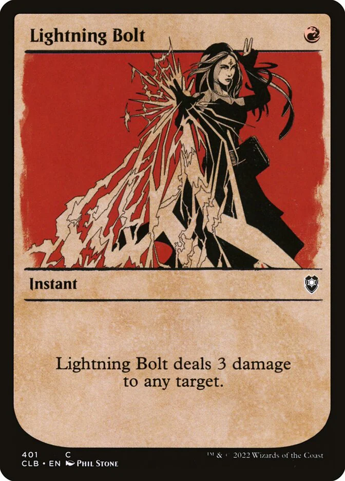 Lightning Bolt Showcase 401 (Commander Legends: Battle for Baldur's Gate) - Foil