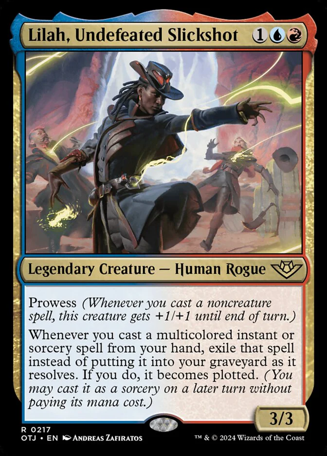 Lilah, Undefeated Slickshot 217/286 (Outlaws of Thunder Junction)  - Foil