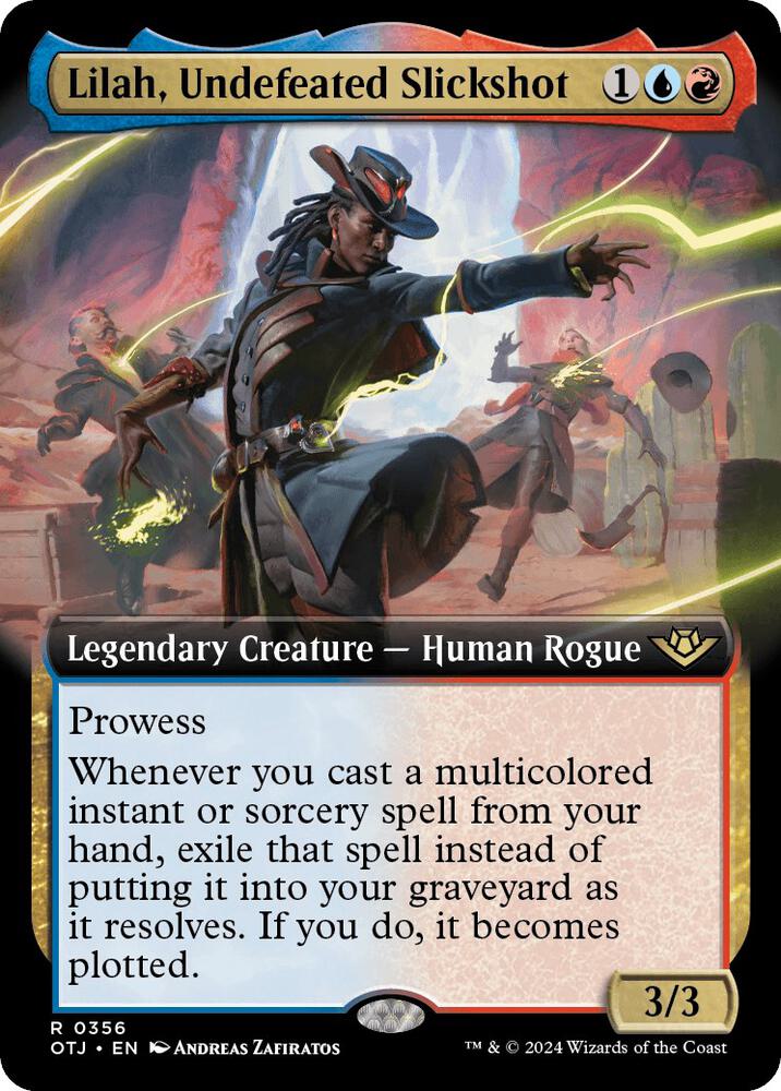 Lilah, Undefeated Slickshot 356/286 (Outlaws of Thunder Junction)  - Extended Art Foil