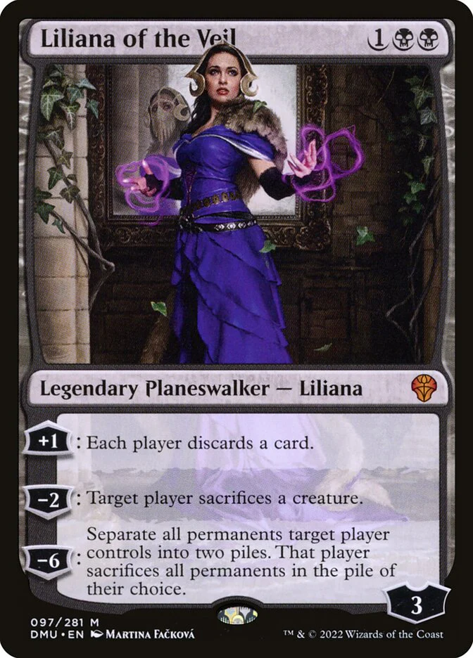 Liliana of the Veil 97/281 (Dominaria United) - Foil