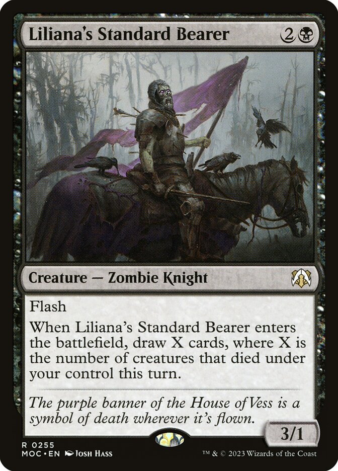 Liliana's Standard Bearer 255/444 (Commander: March of the Machine)