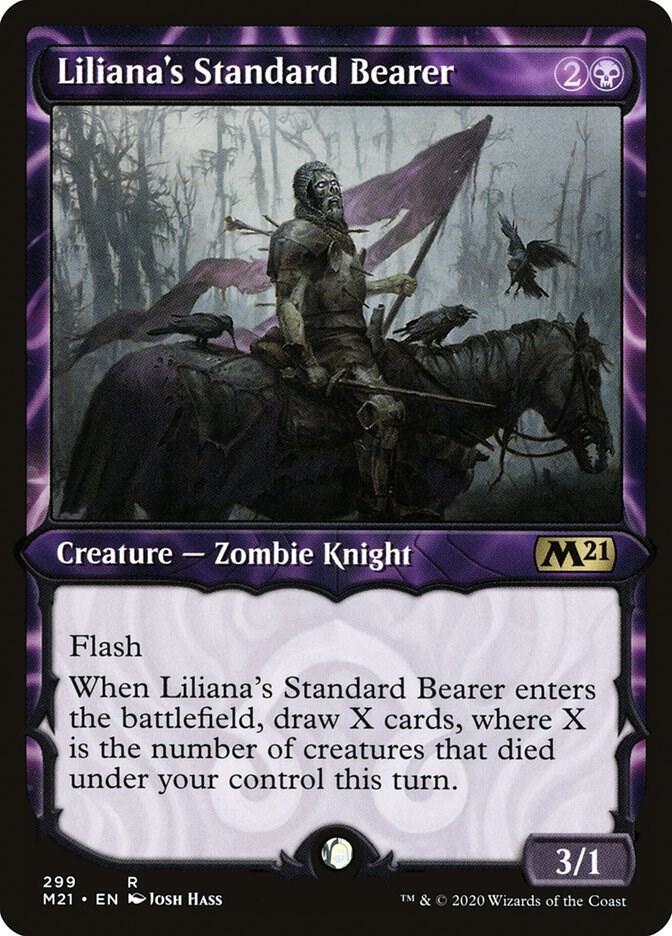 Liliana's Standard Bearer 299 (Core Set 2021)  - Showcase Foil
