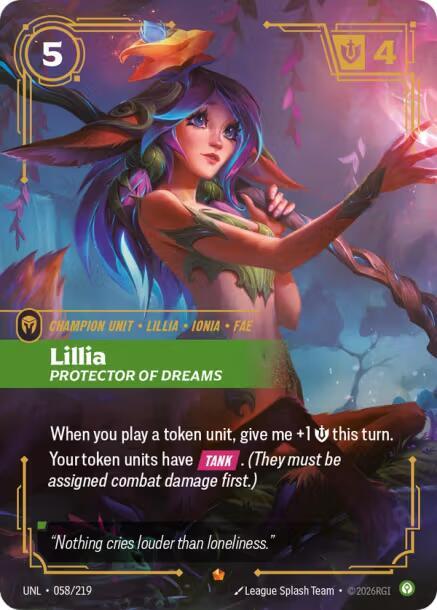 Lillia - Protector of Dreams 058/219 (Unleashed) - Foil