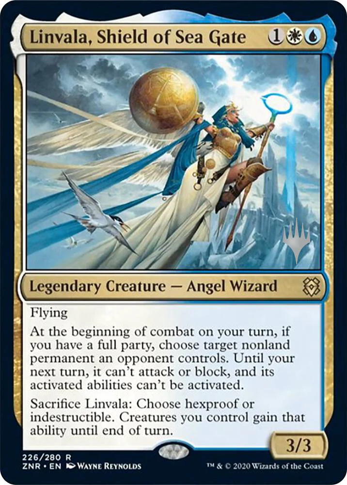 Linvala Shield of Sea Gate 226p/169 (Promo Pack: Zendikar Rising)