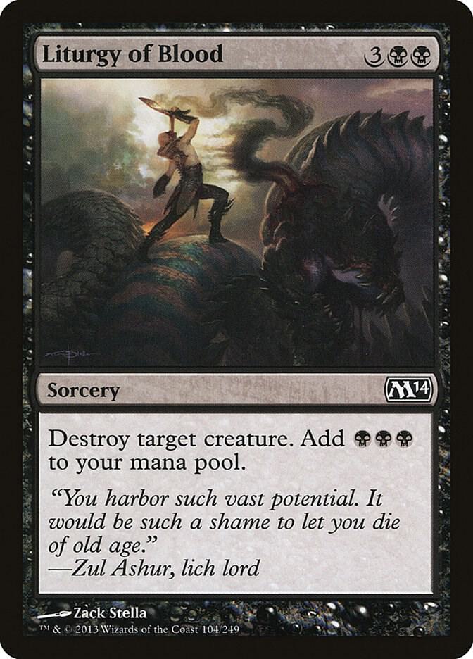 Liturgy of Blood 104/249 (Magic 2014 (M14))