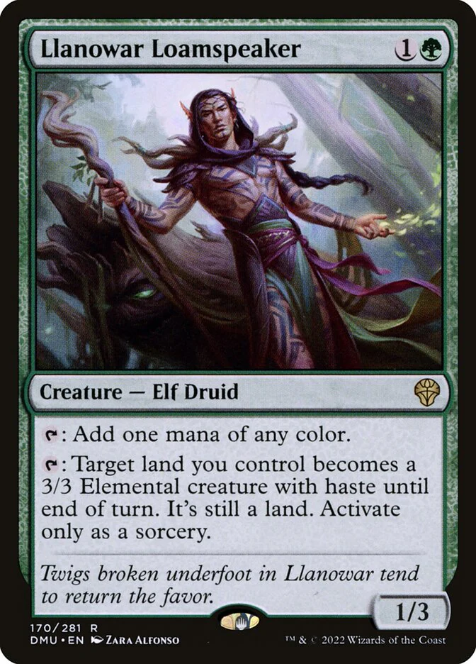 Llanowar Loamspeaker 170 (Dominaria United)