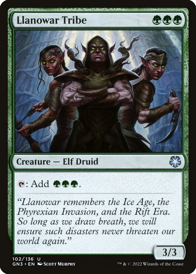 Llanowar Tribe 102/135 (Magic Game Night: Free-For-All)