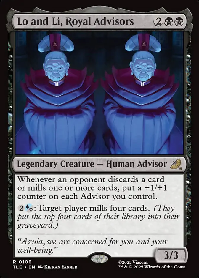 Lo and Li, Royal Advisors 108/317 (Avatar: The Last Airbender: Eternal-Legal)  - Foil