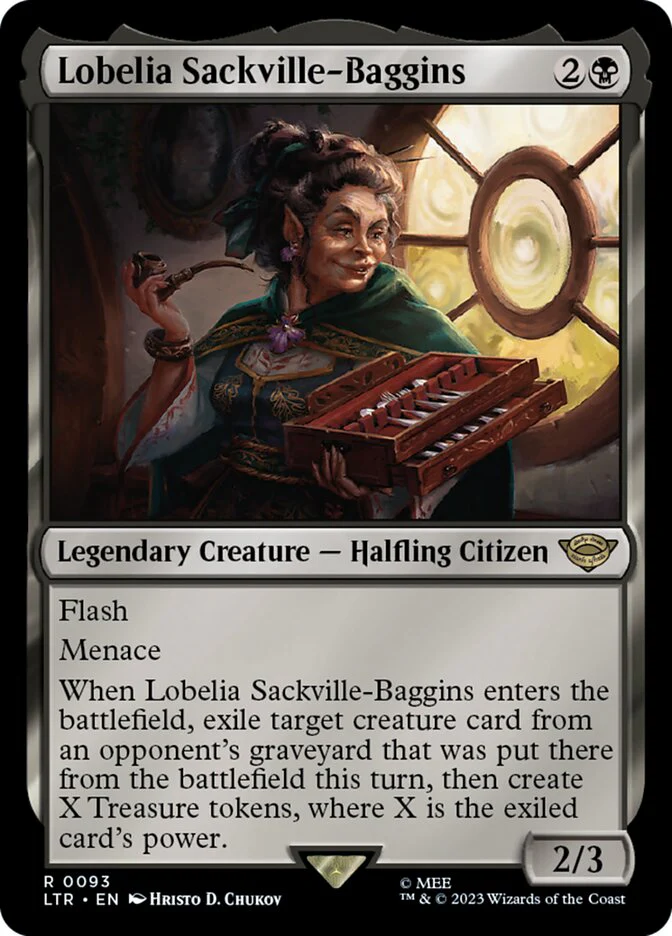 Lobelia Sackville-Baggins 93/281 (Universes Beyond: The Lord of the Rings: Tales of Middle-earth)  - Foil