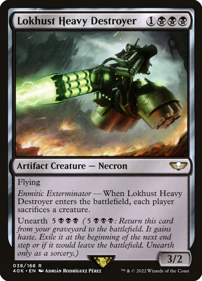 Lokhust Heavy Destroyer 38/617 (Universes Beyond: Warhammer 40,000)