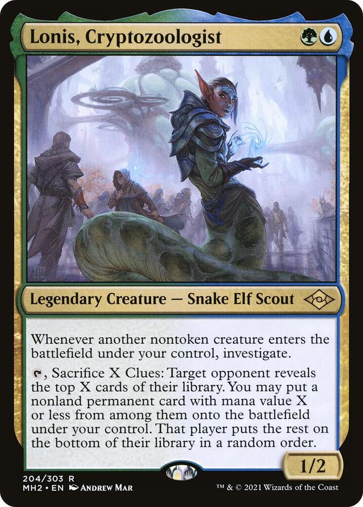 Lonis Cryptozoologist 204/303 (Modern Horizons 2)