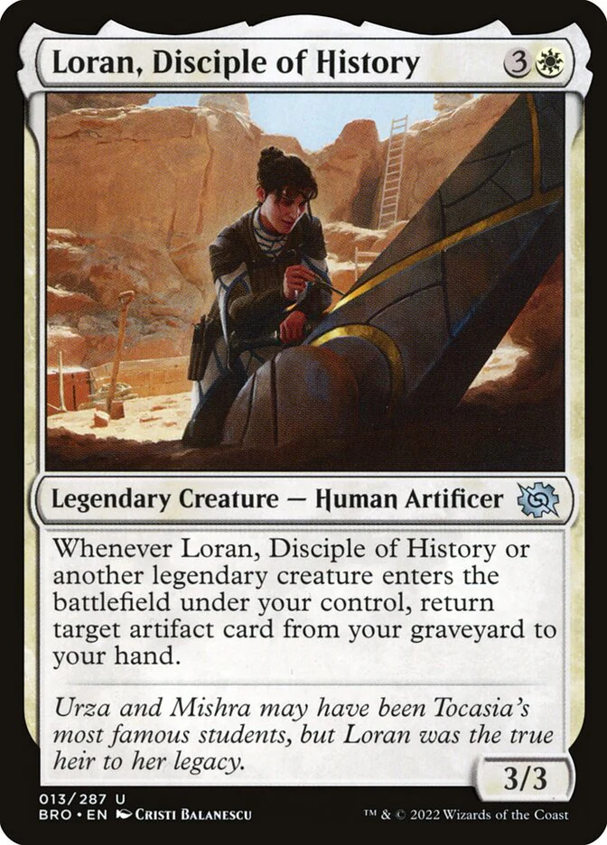 Loran, Disciple of History 13 (The Brothers' War) - Foil