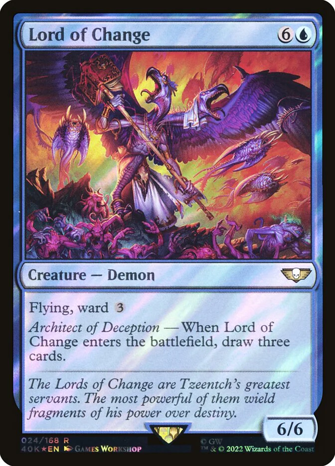 Lord of Change  24★/617 (Universes Beyond: Warhammer 40,000)  - Surge Foil