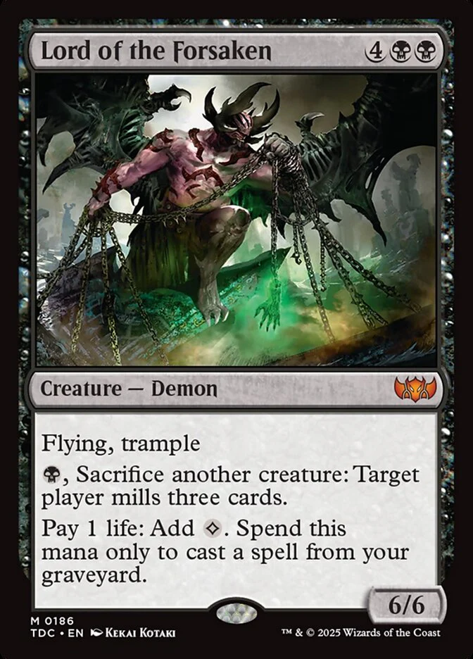 Lord of the Forsaken 186/413 (Commander: Tarkir: Dragonstorm)