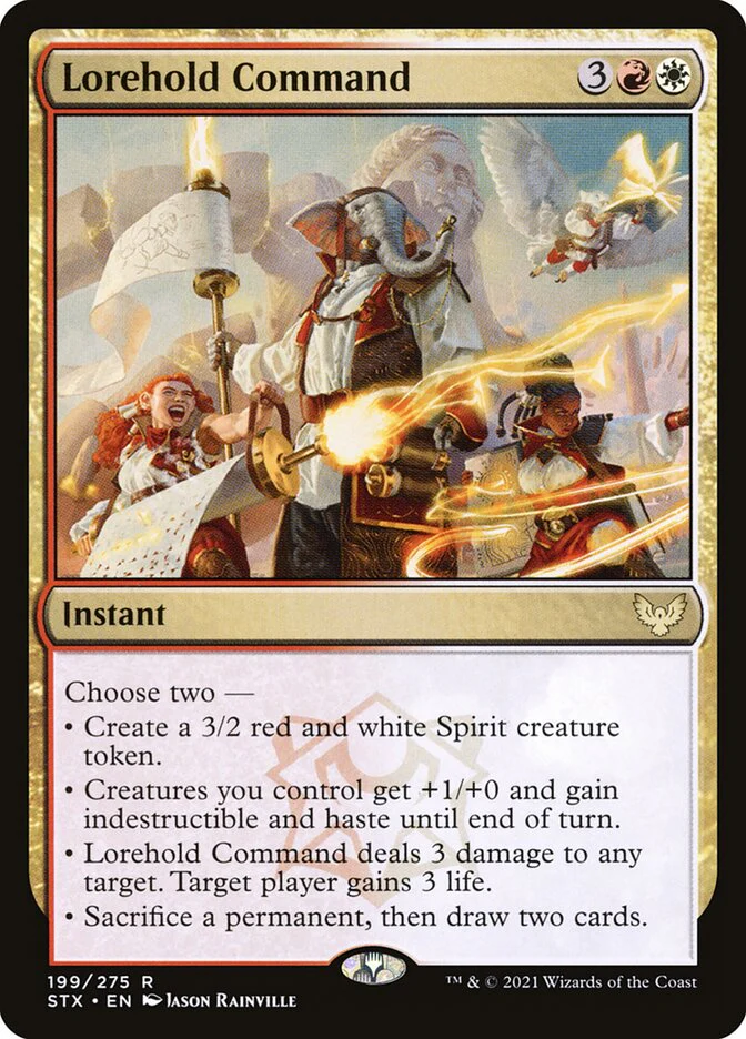 Lorehold Command 199/275 (Strixhaven: School of Mages) - Foil