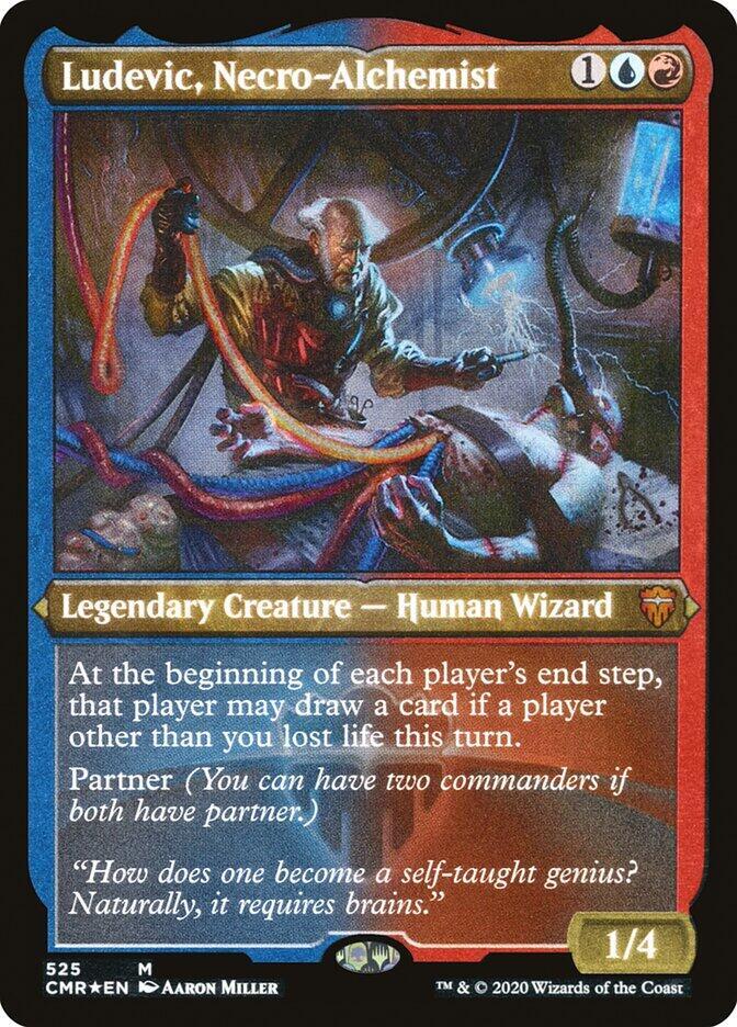 Ludevic, Necro-Alchemist 525 (Commander Legends)  - Etched Foil