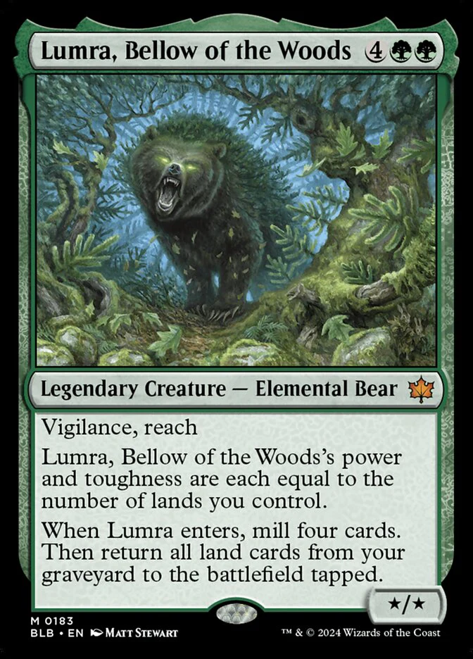 Lumra, Bellow of the Woods 183 (Bloomburrow)