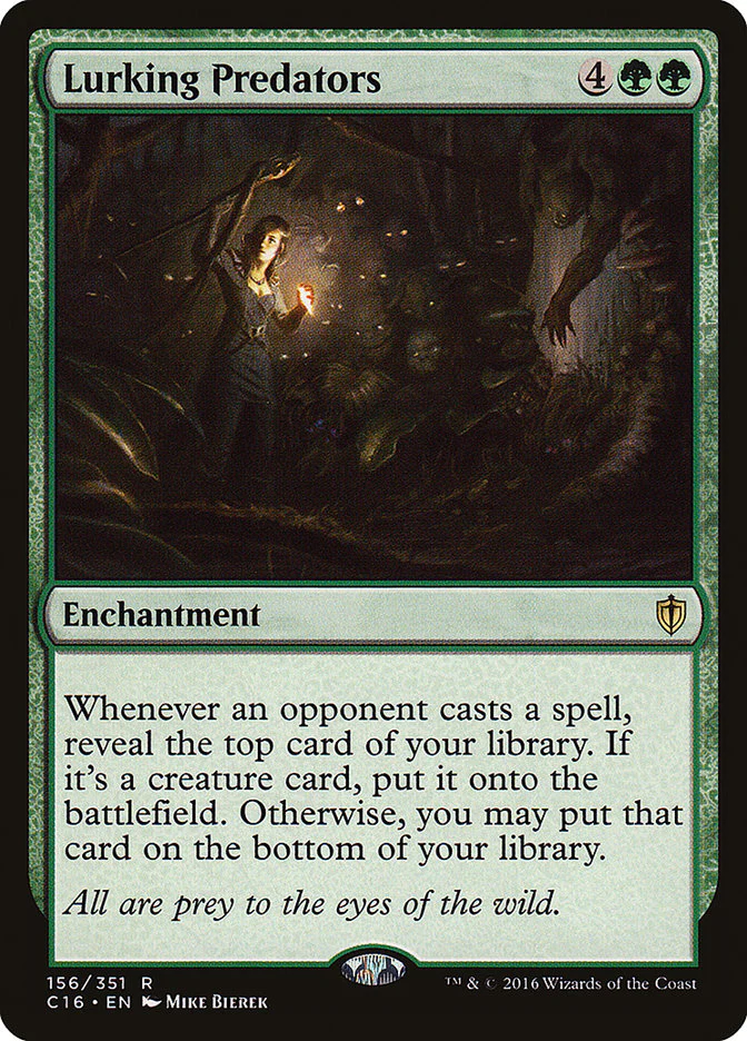 Lurking Predators 156/351 (Commander 2016)