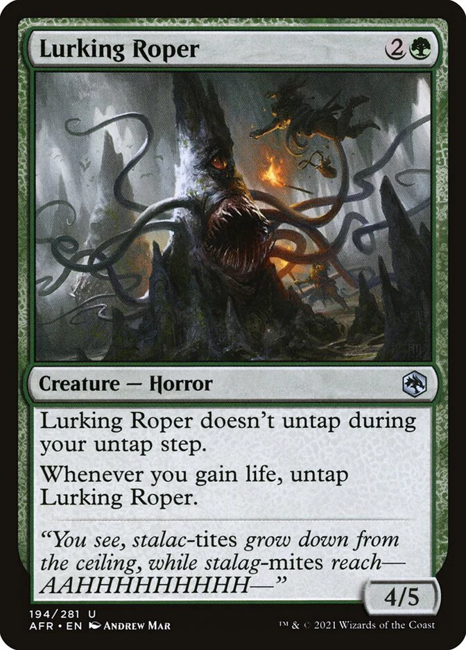 Lurking Roper 194/281 (Adventures in the Forgotten Realms)