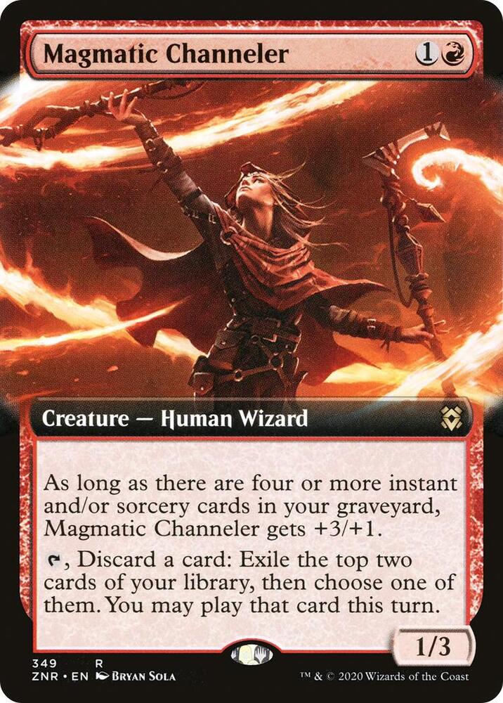 Magmatic Channeler 349/280 (Zendikar Rising)  - Extended Art Foil
