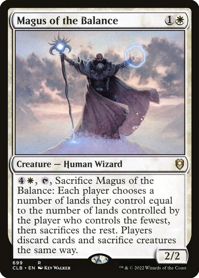 Magus of the Balance 699/361 (Commander Legends: Battle for Baldur's Gate)