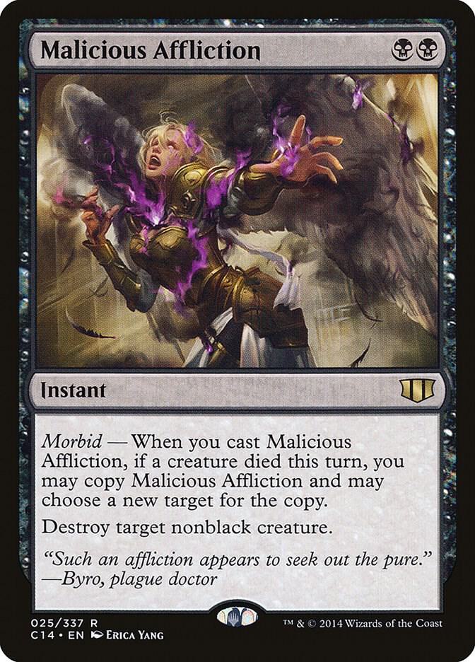 Malicious Affliction 25/337 (Commander 2014)