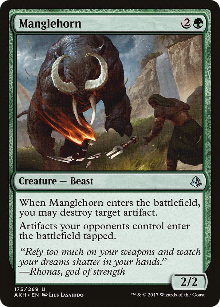 Manglehorn 175/269 (Amonkhet) - Foil