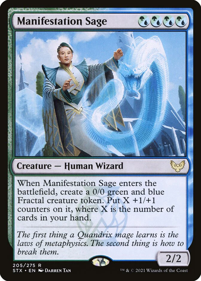Manifestation Sage 205/275 (Strixhaven: School of Mages) - Foil