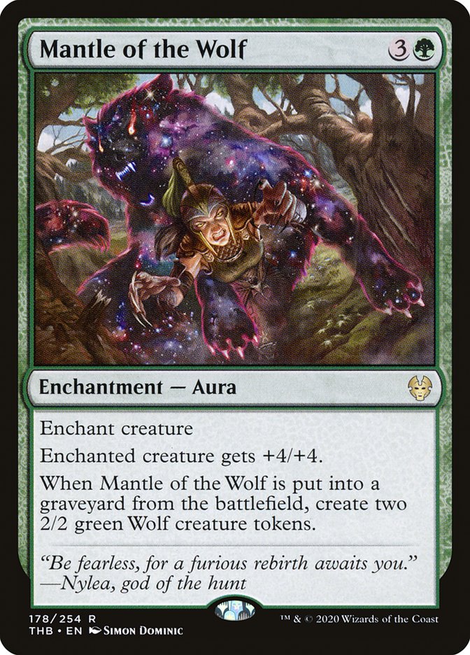 Mantle of the Wolf 178/254 (Theros Beyond Death)  - Foil