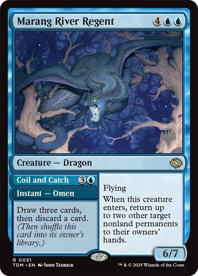 Marang River Regent 51p/166 (Promo Pack: Tarkir: Dragonstorm)