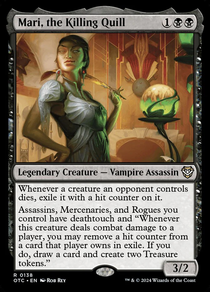 Mari, the Killing Quill 138/342 (Commander: Outlaws of Thunder Junction)