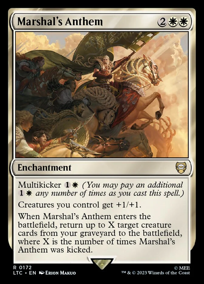 Marshals Anthem 172 (Commander: The Lord of the Rings: Tales of Middle-earth)