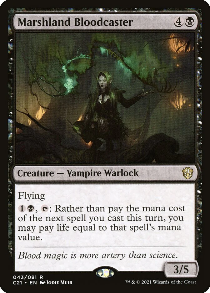 Marshland Bloodcaster 43/81 (Commander 2021)