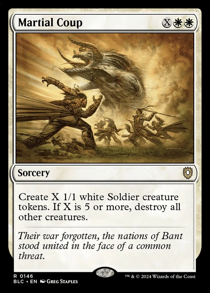 Martial Coup 146 (Commander: Bloomburrow)