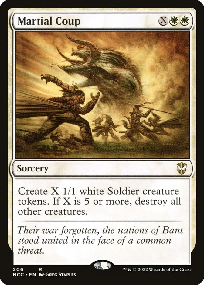 Martial Coup 206/93 (Commander: Streets of New Capenna)
