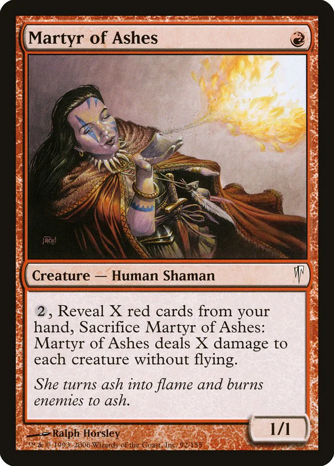 Martyr of Ashes 92/155 (Coldsnap) - Foil
