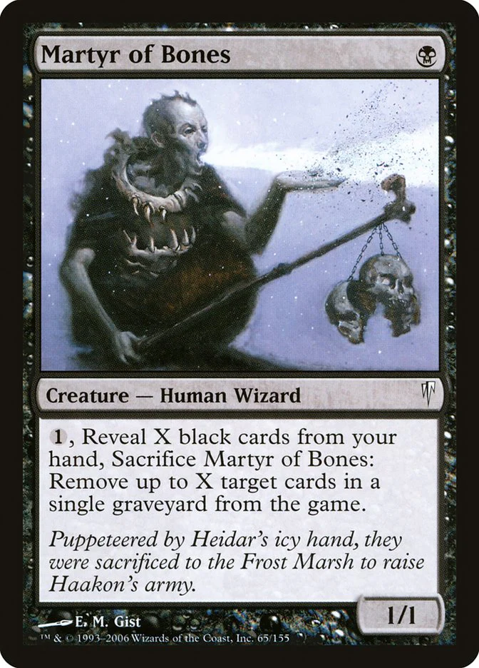 Martyr of Bones 65/155 (Coldsnap)  - Foil